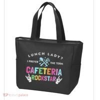 Lunch Lady I Prefer The Term Cafeteria Rockstar Lunch Lady Tote Bag thumb 3