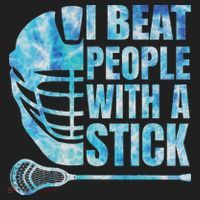 Lacrosse Lax I Beat People With A Stick Women's Sweatshirt thumb 2