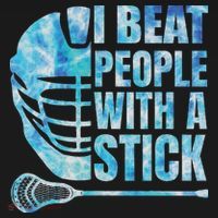 Lacrosse Lax I Beat People With A Stick Doggie Tank thumb 4