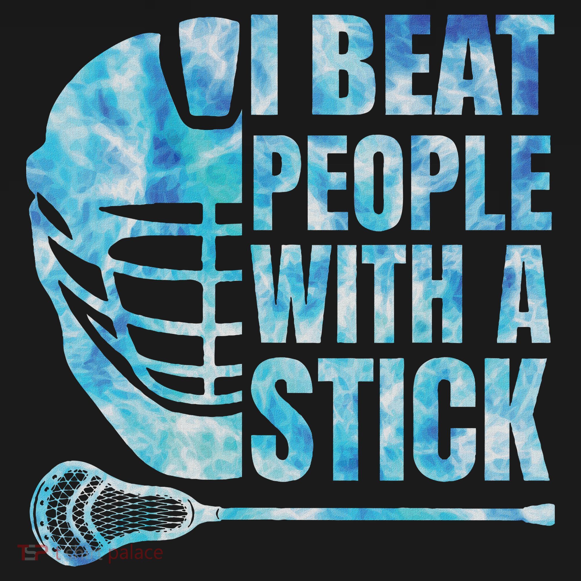 Lacrosse Lax I Beat People With A Stick Apron