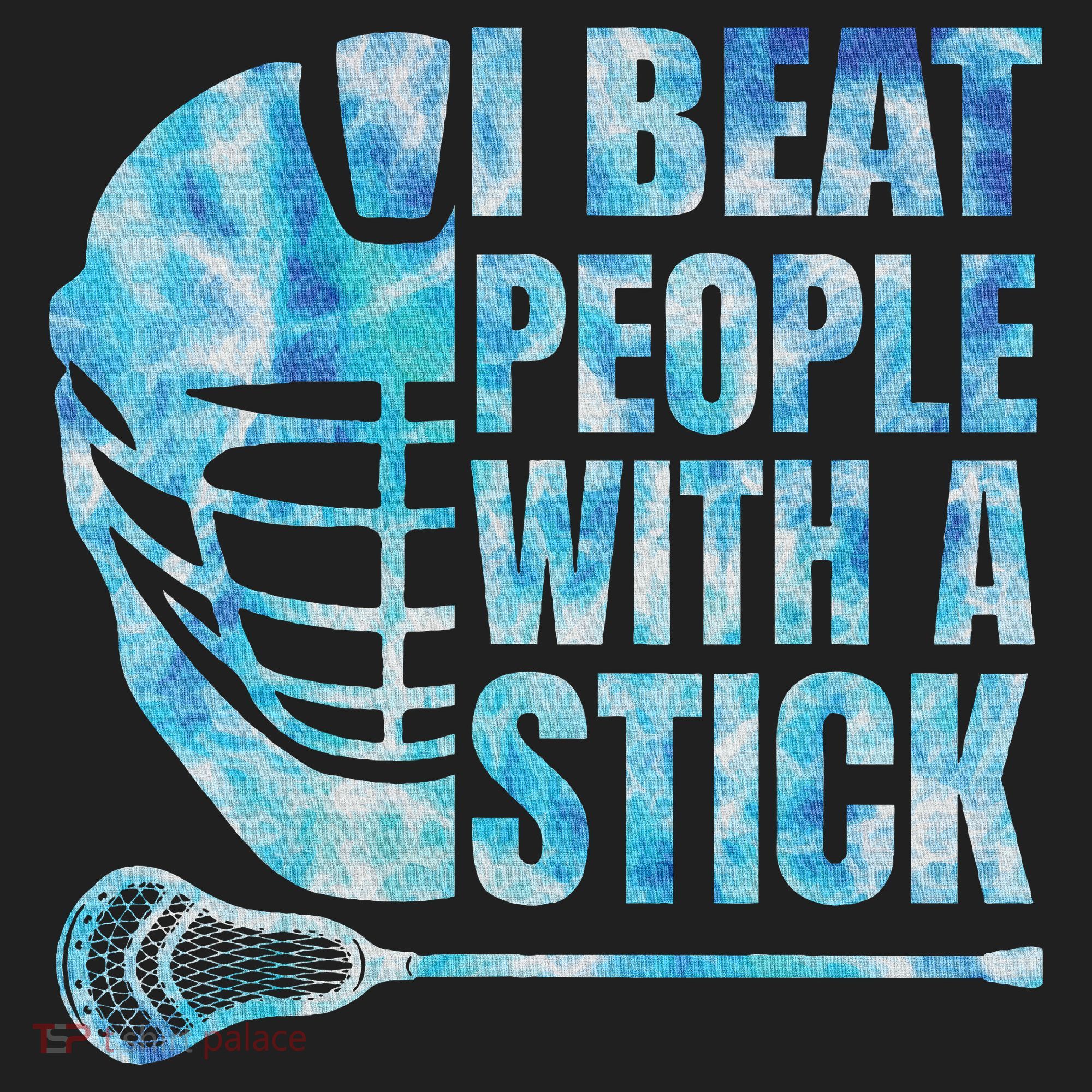 Lacrosse Lax I Beat People With A Stick Hat