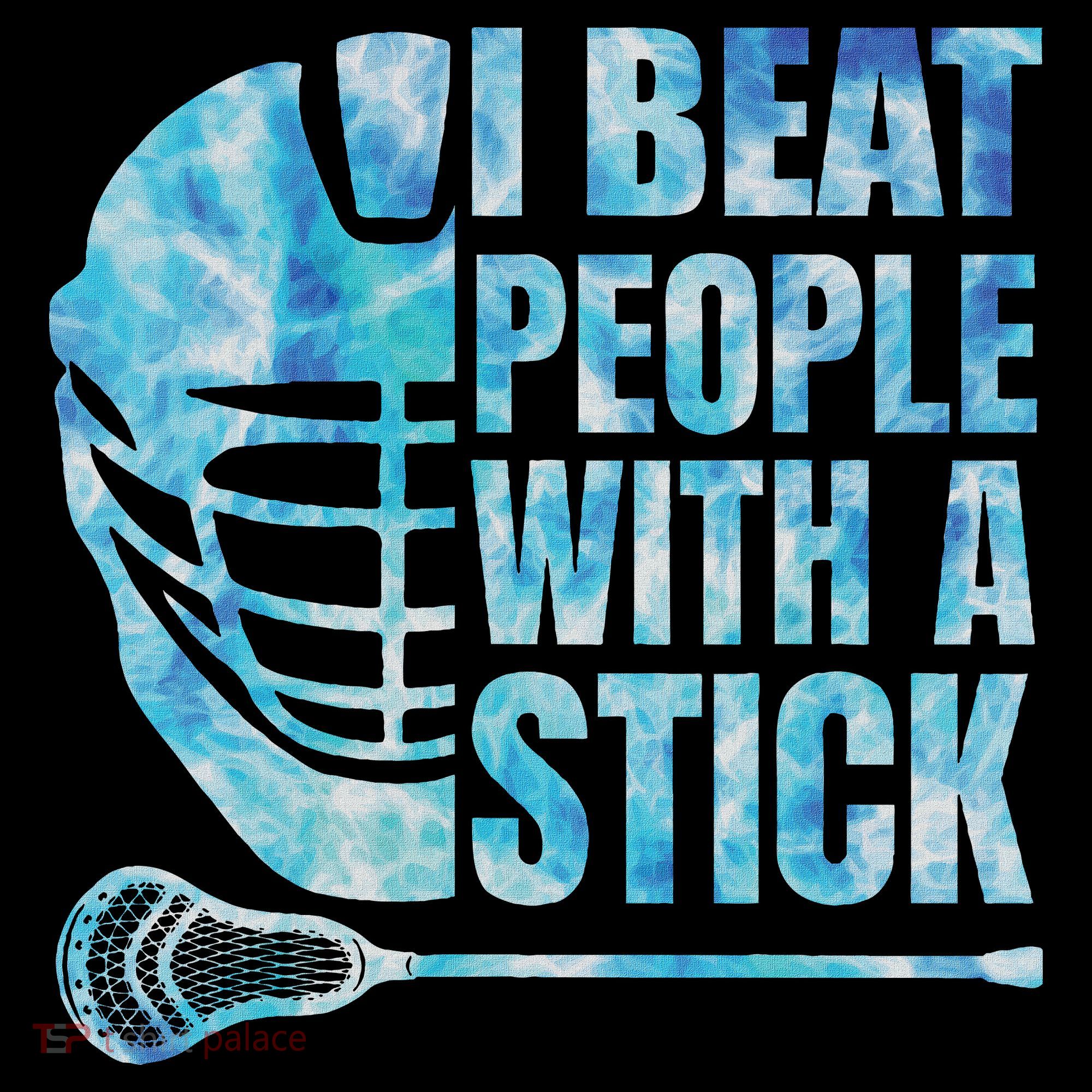 Lacrosse Lax I Beat People With A Stick Visor
