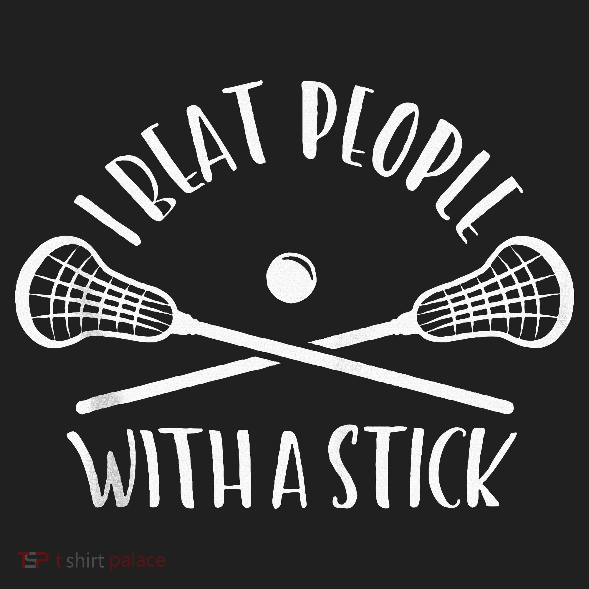 Lacrosse Lax I Beat People With A Stick Hat