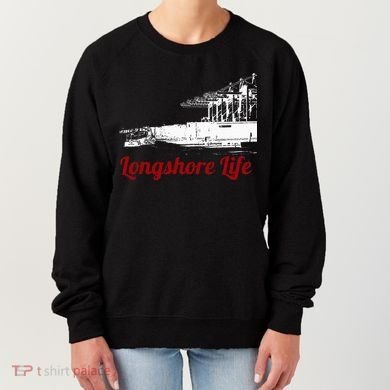 Longshore Life Ilwu Cranes Containers Utr Women's Sweatshirt
