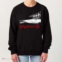 Longshore Life Ilwu Cranes Containers Utr Women's Sweatshirt thumb 0