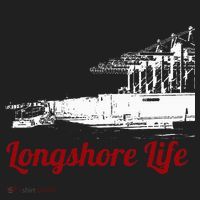 Longshore Life Ilwu Cranes Containers Utr Women's Sweatshirt thumb 2