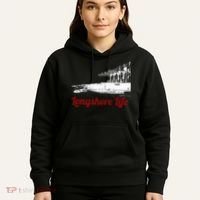 Longshore Life Ilwu Cranes Containers Utr Hoodie thumb 5