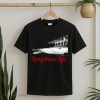 Longshore Life Ilwu Cranes Containers Utr T-Shirt thumb 2