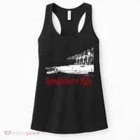 Longshore Life Ilwu Cranes Containers Utr Women's Tank Top thumb 0