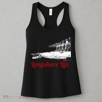 Longshore Life Ilwu Cranes Containers Utr Women's Tank Top thumb 3