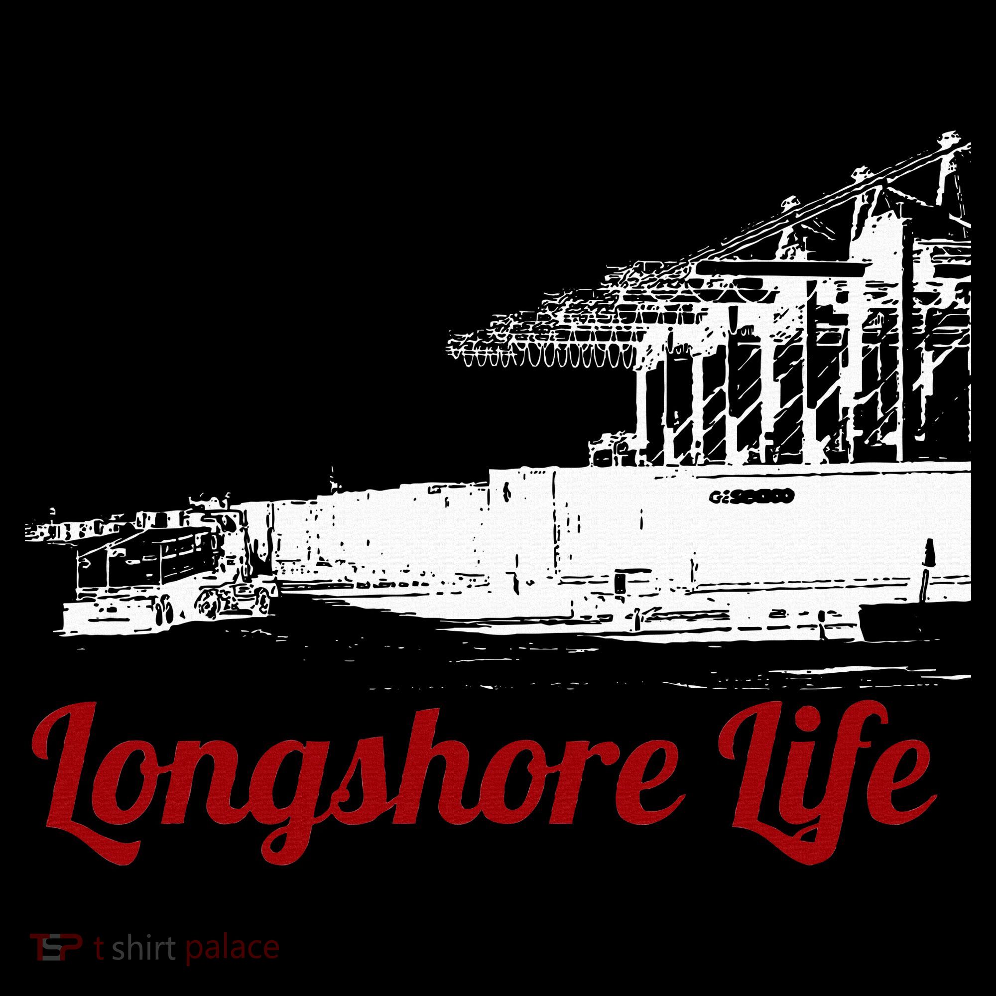 Longshore Life Ilwu Cranes Containers Utr Tank Top
