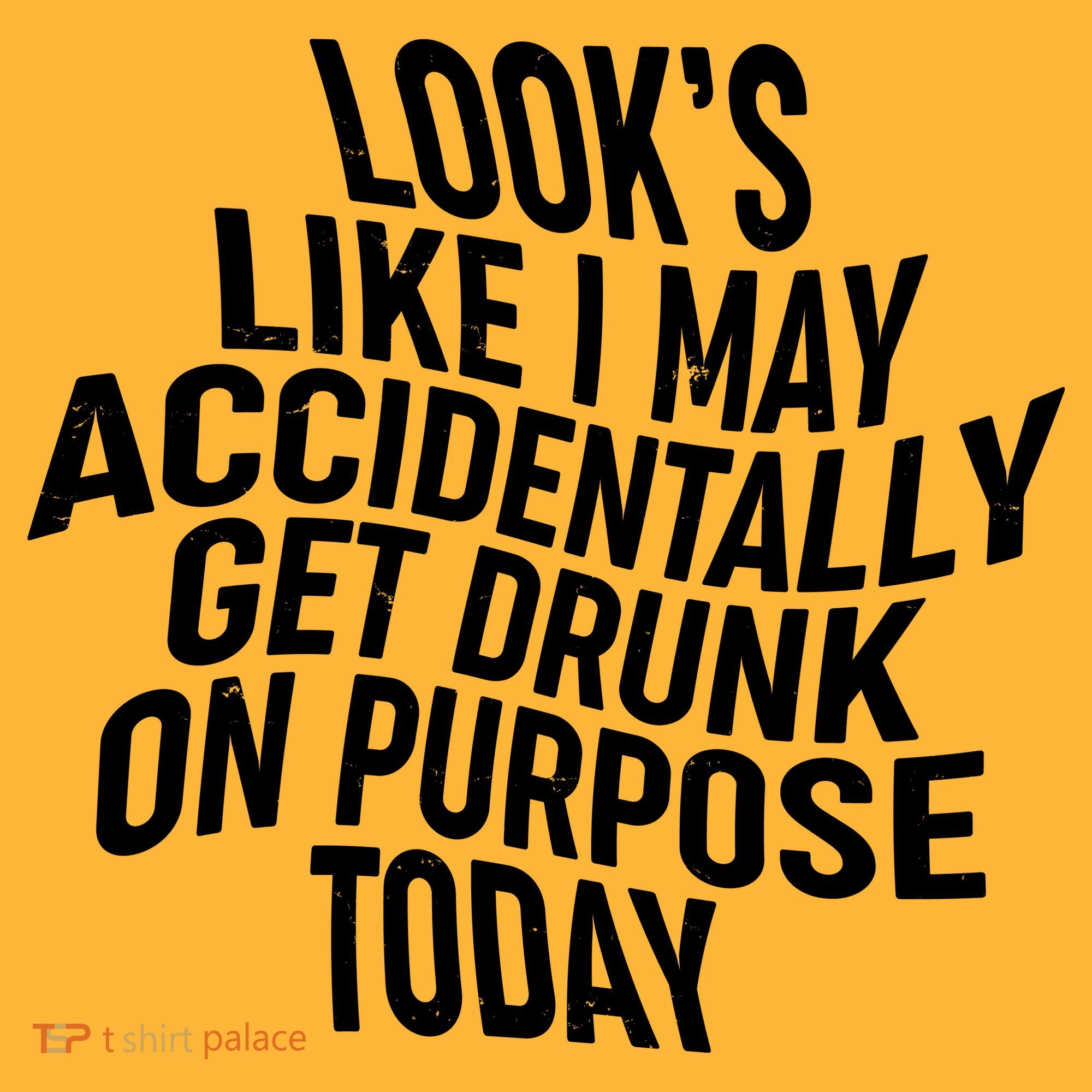 Look's Like I May Accidently Get Drunk On Purpose Today Hoodie