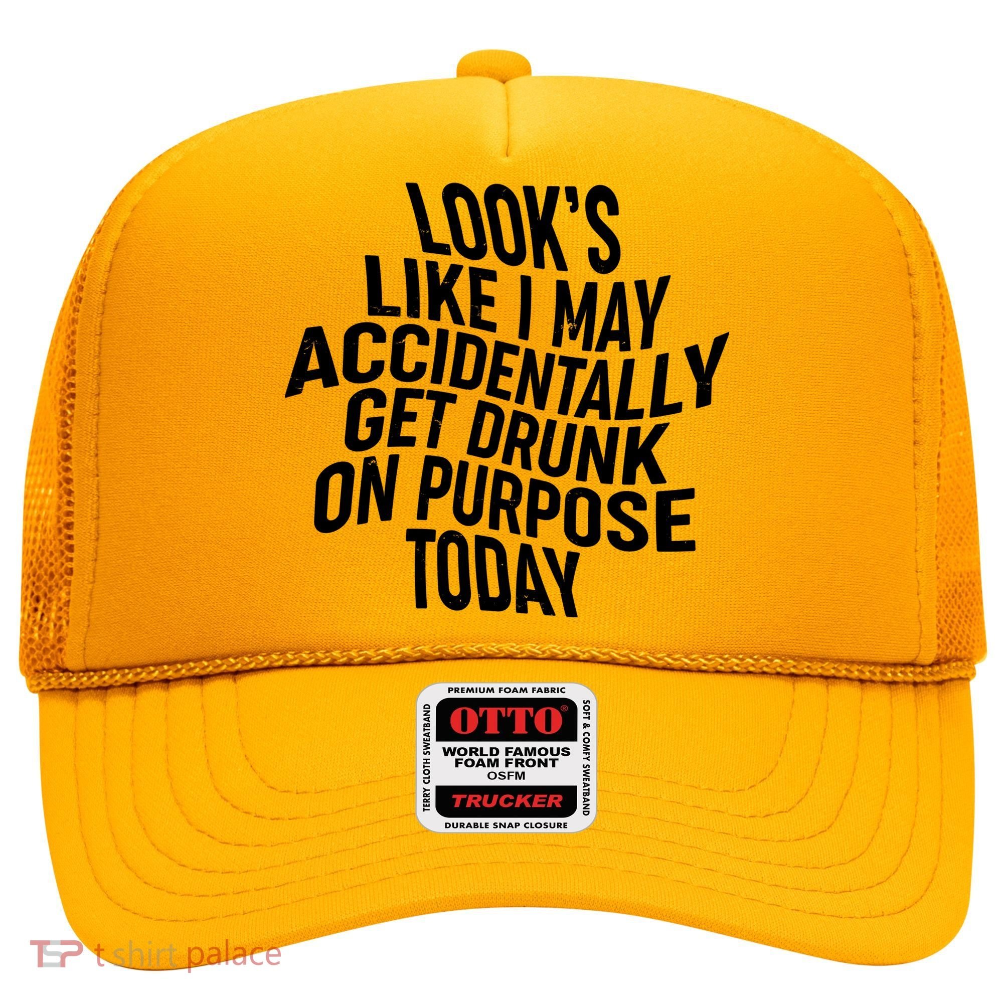Look's Like I May Accidently Get Drunk On Purpose Today Hat
