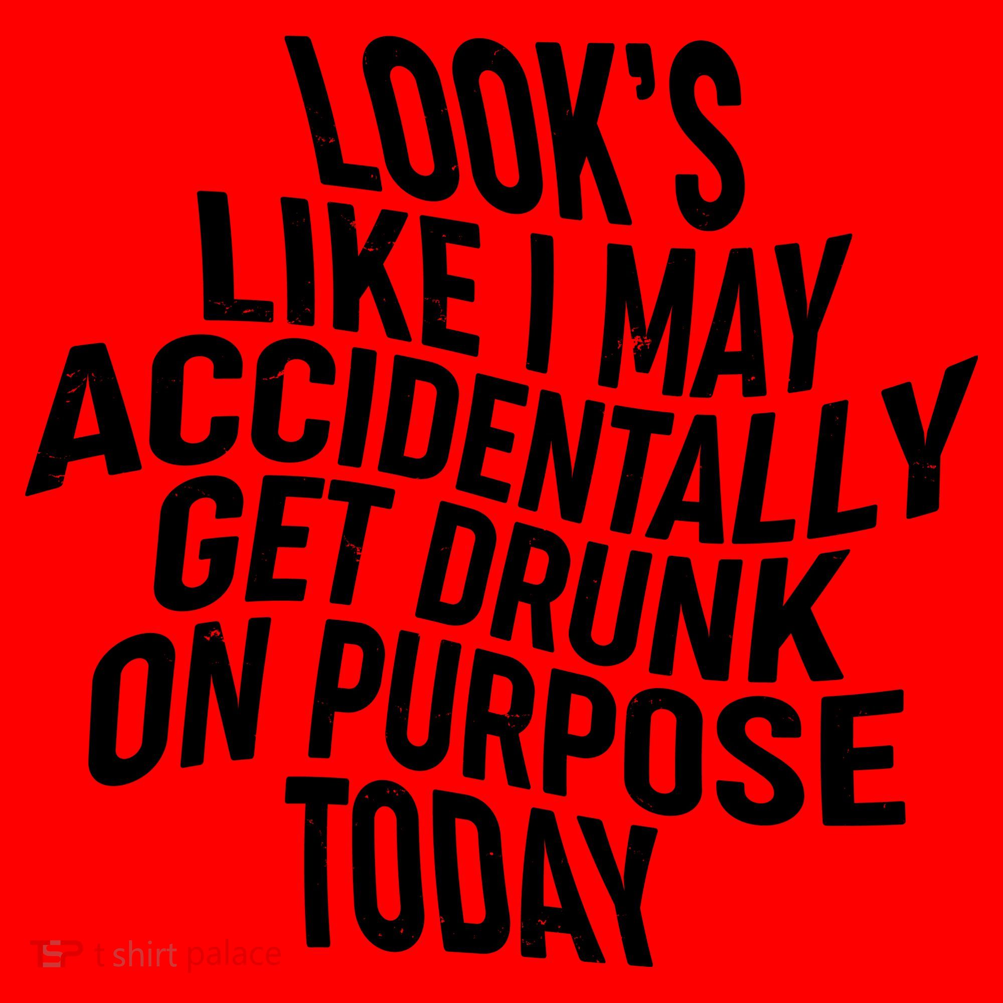 Look's Like I May Accidently Get Drunk On Purpose Today Santa Hat