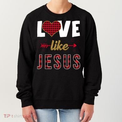 Love Like Jesus Cute Leopard Women's Sweatshirt