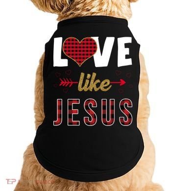 Love Like Jesus Cute Leopard Doggie Tank