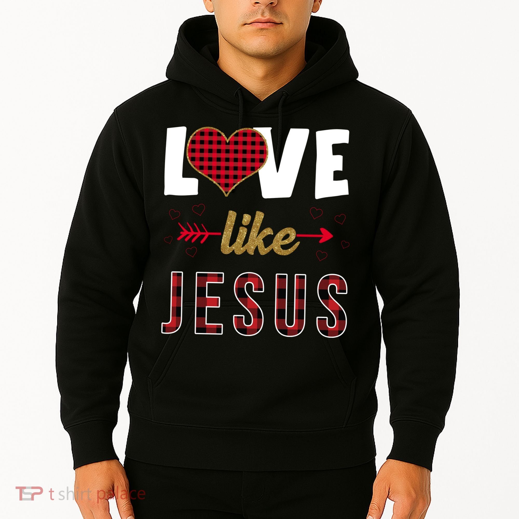 Love Like Jesus Cute Leopard Hoodie