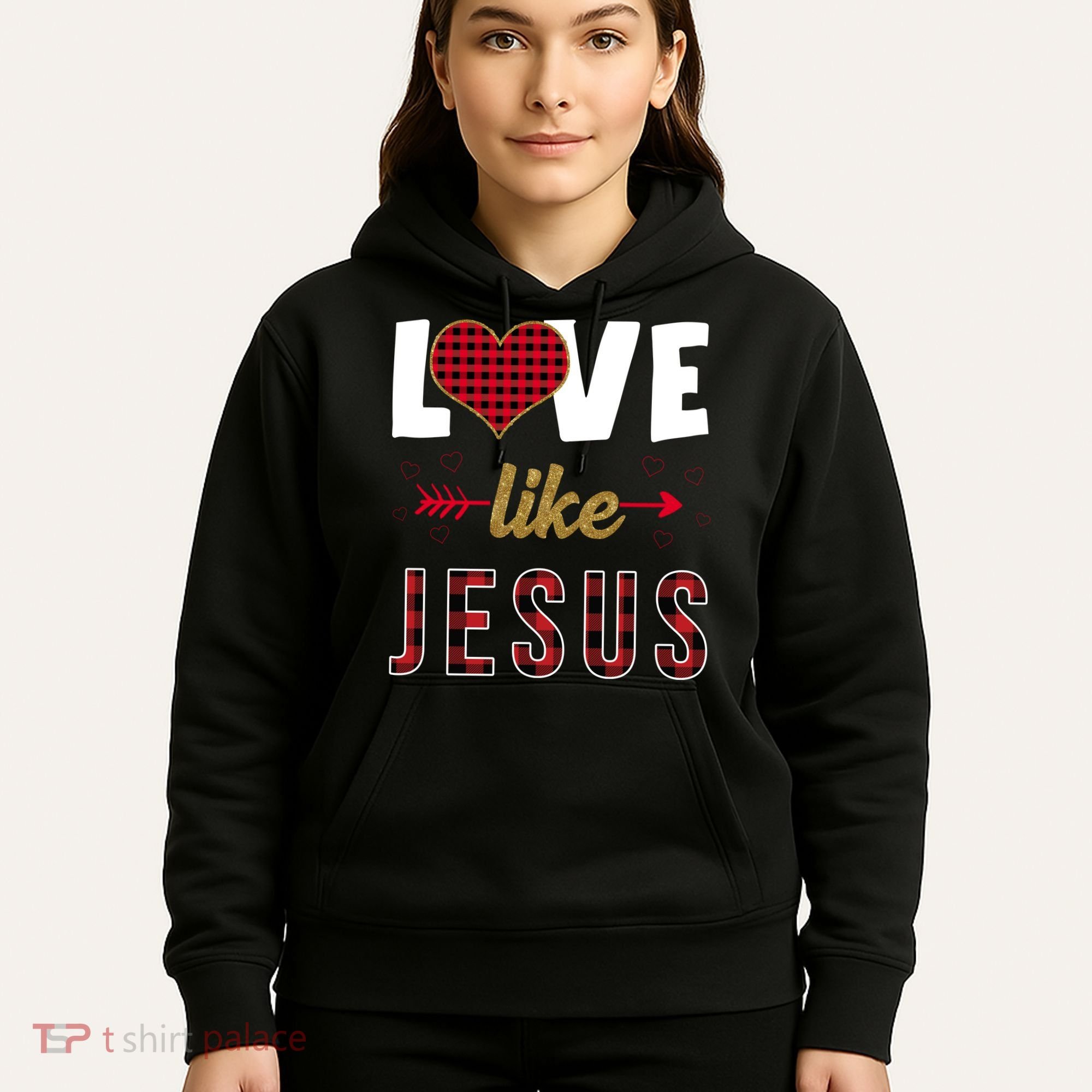 Love Like Jesus Cute Leopard Hoodie