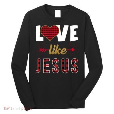 Love Like Jesus Cute Leopard Long Sleeve Shirt