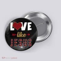 Love Like Jesus Cute Leopard Button thumb 0