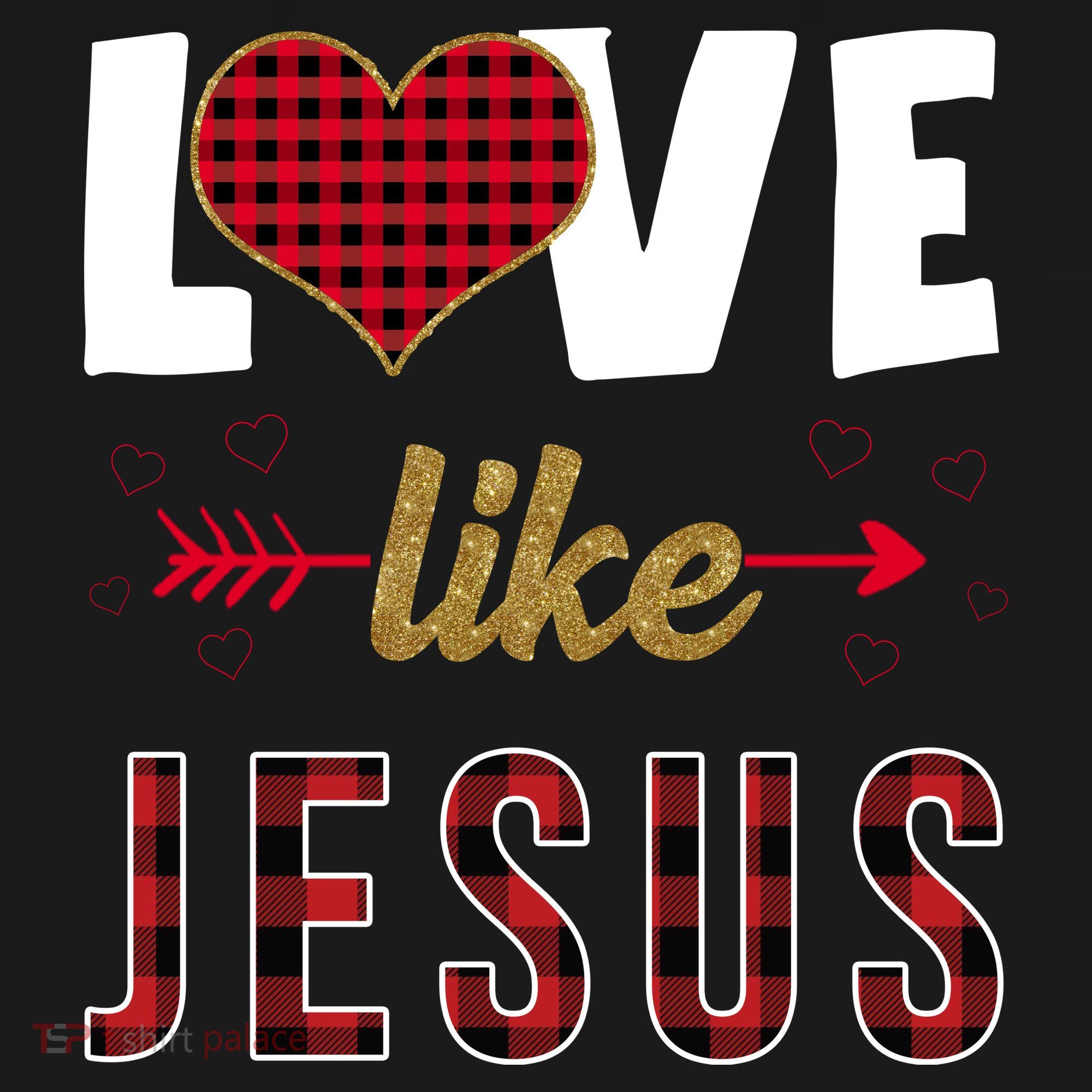 Love Like Jesus Cute Leopard Pajama Set