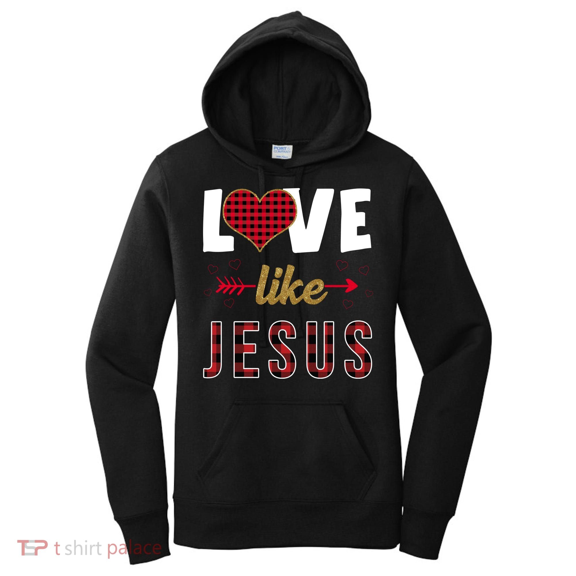 Love Like Jesus Cute Leopard Women's Hoodie