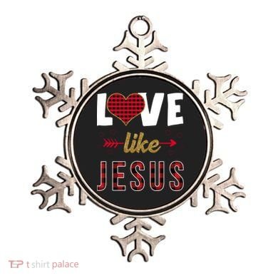 Love Like Jesus Cute Leopard Ornament