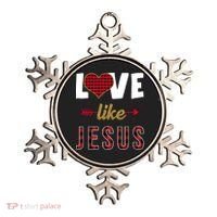 Love Like Jesus Cute Leopard Ornament thumb 0