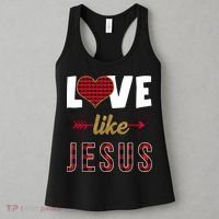 Love Like Jesus Cute Leopard Women's Tank Top thumb 3