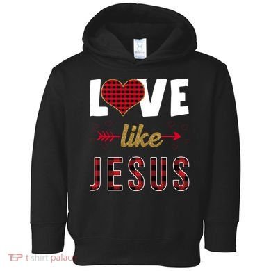 Love Like Jesus Cute Leopard Toddler Hoodie
