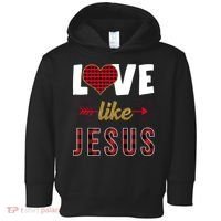 Love Like Jesus Cute Leopard Toddler Hoodie thumb 0
