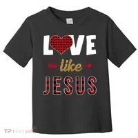 Love Like Jesus Cute Leopard Toddler T-Shirt thumb 0