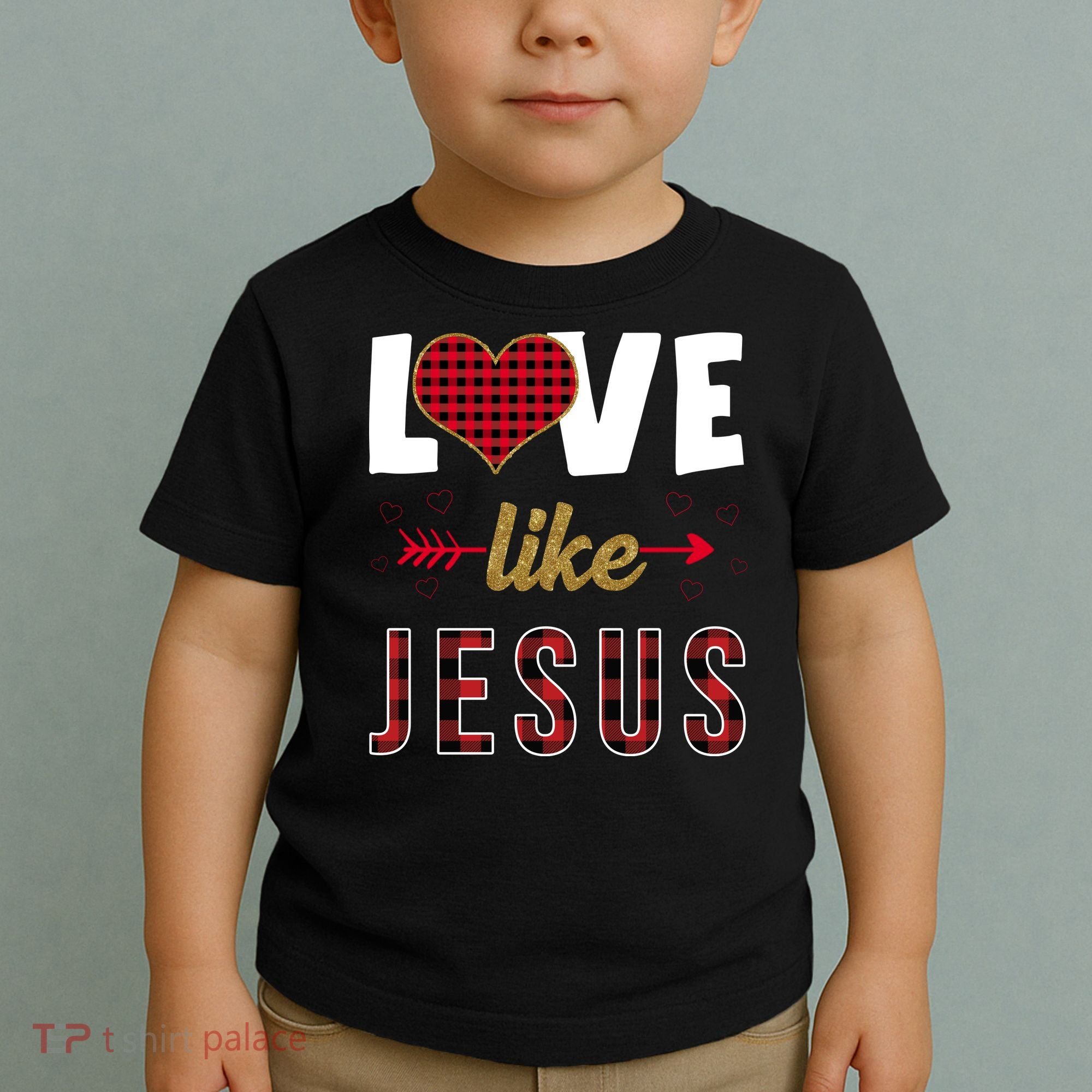 Love Like Jesus Cute Leopard Toddler T-Shirt