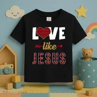 Love Like Jesus Cute Leopard Toddler T-Shirt thumb 3