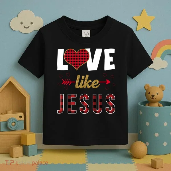 Love Like Jesus Cute Leopard Toddler T-Shirt