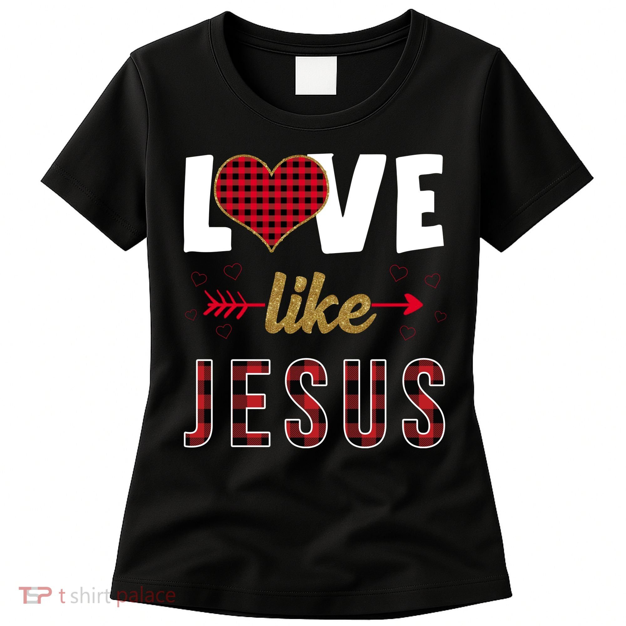 Love Like Jesus Cute Leopard Women's T-Shirt
