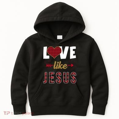 Love Like Jesus Cute Leopard Kids Hoodie