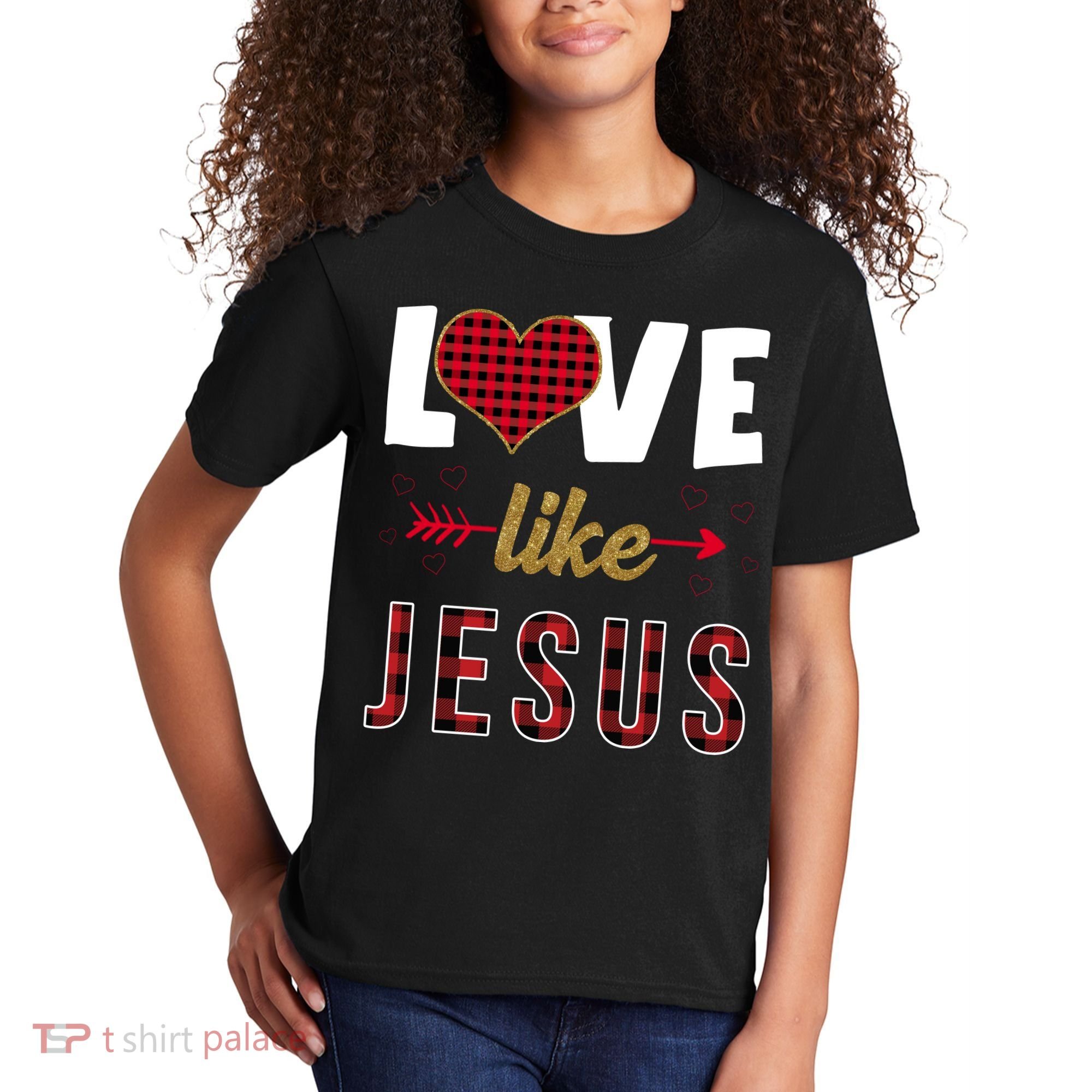 Love Like Jesus Cute Leopard Kids T-Shirt