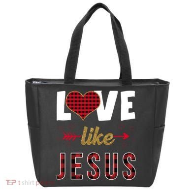 Love Like Jesus Cute Leopard Tote Bag