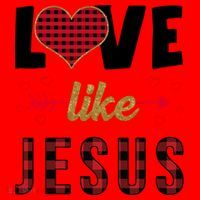 Love Like Jesus Cute Leopard Santa Hat thumb 1
