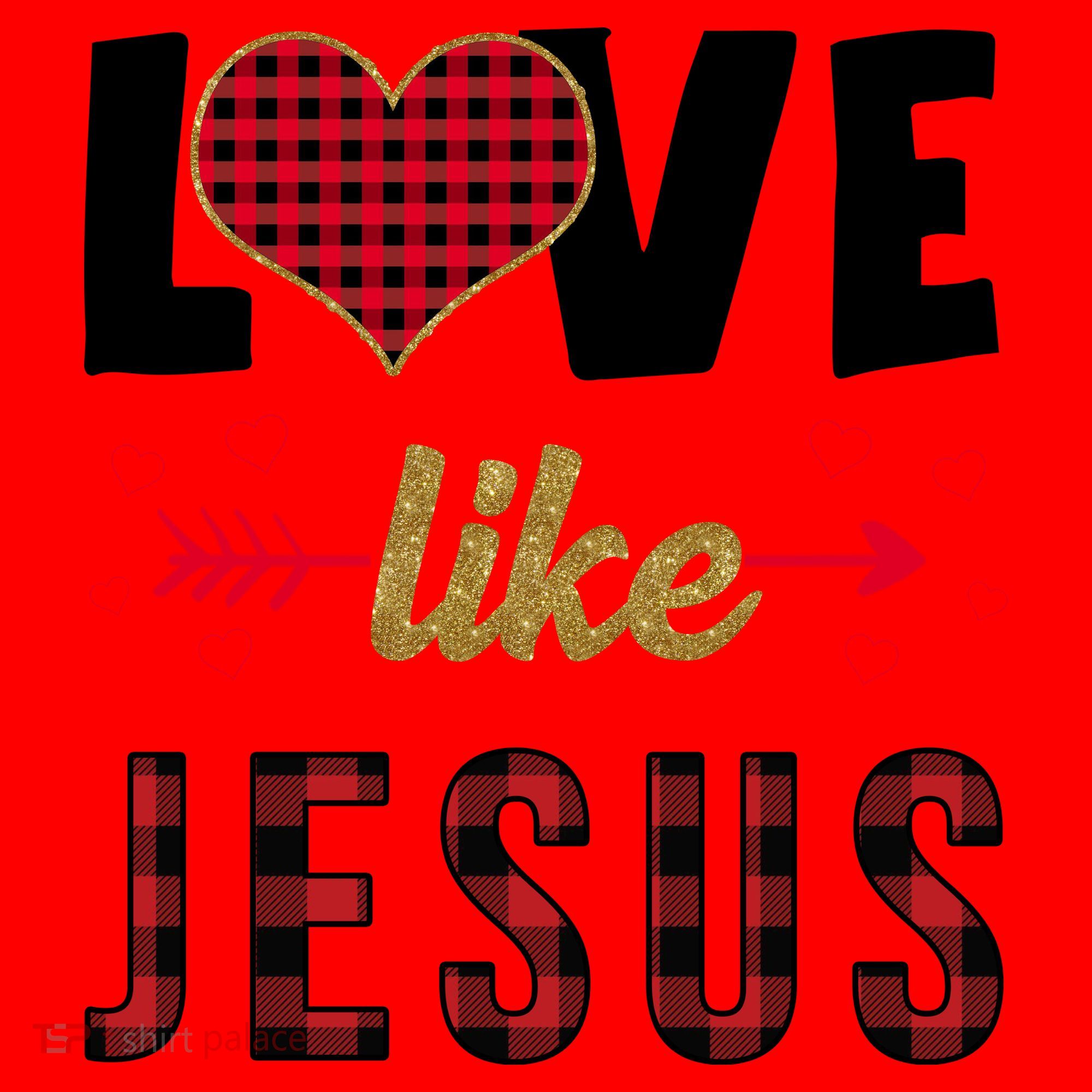 Love Like Jesus Cute Leopard Santa Hat