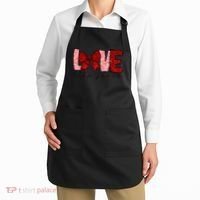 Love Like Jesus Coquette Bow Valentine Apron thumb 2