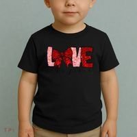 Love Like Jesus Coquette Bow Valentine Toddler T-Shirt thumb 2