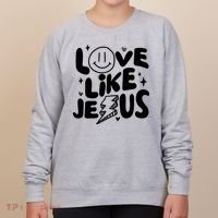 Love Like Jesus Christian Church Women's Sweatshirt thumb 0