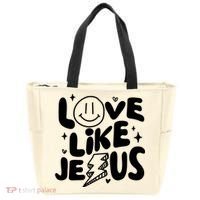 Love Like Jesus Christian Church Tote Bag thumb 0