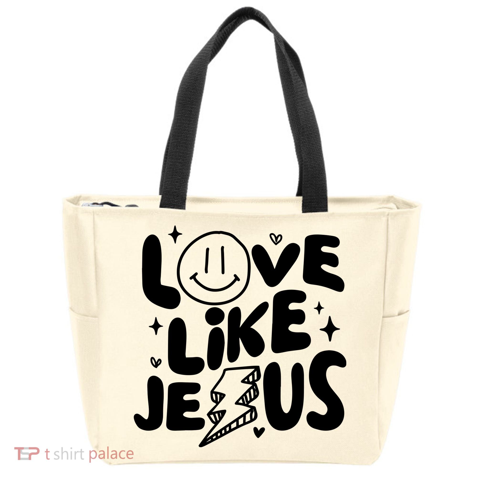 Love Like Jesus Christian Church Tote Bag