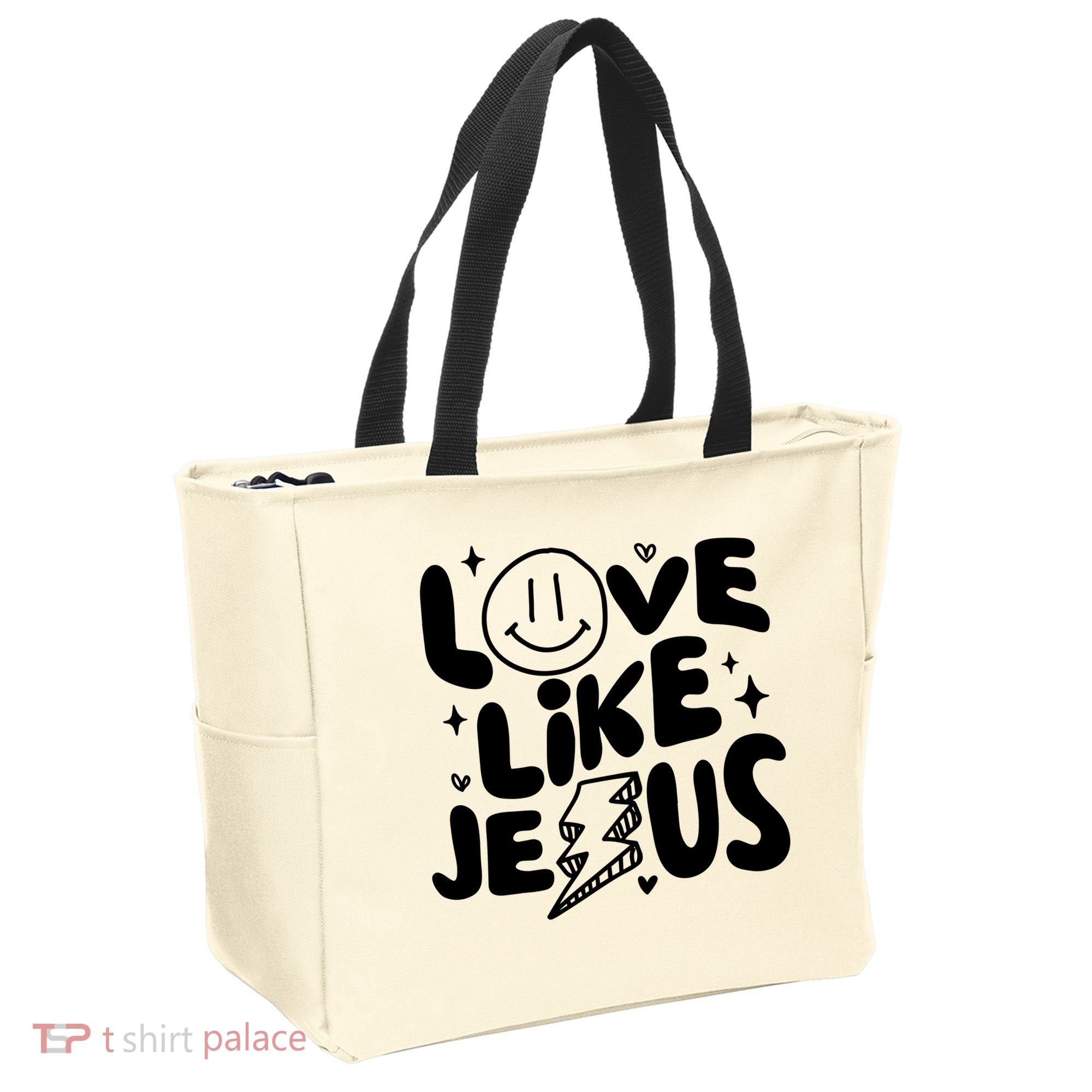 Love Like Jesus Christian Church Tote Bag