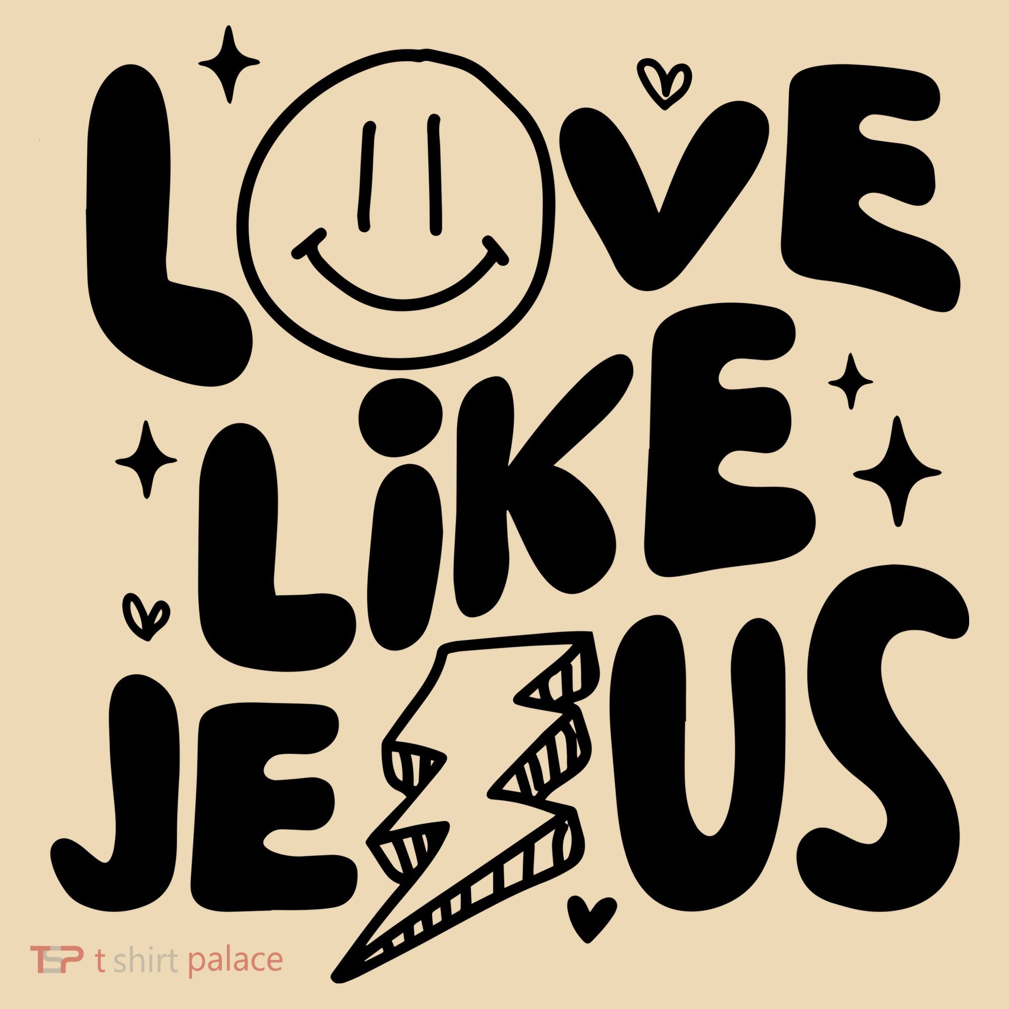 Love Like Jesus Christian Church Tote Bag
