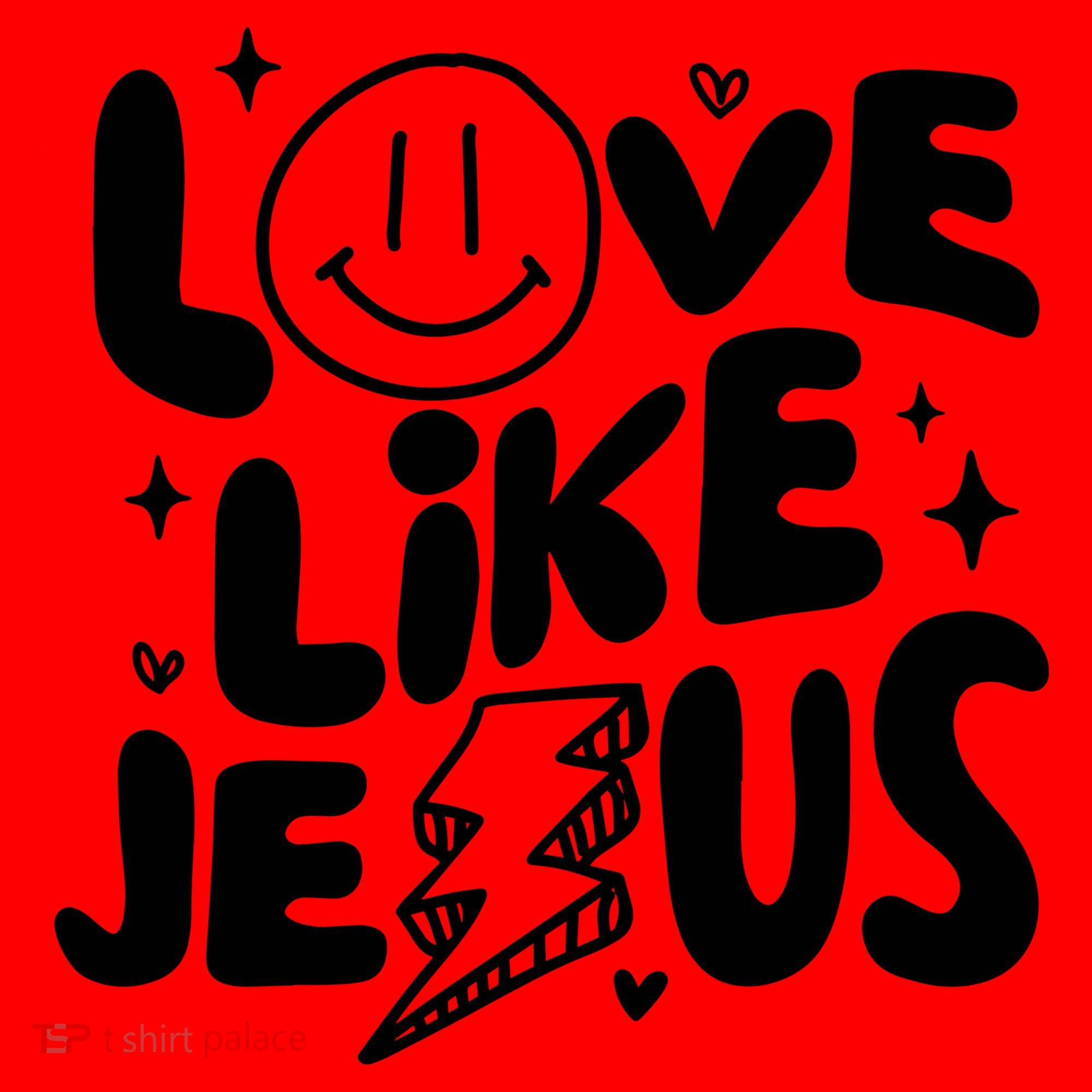 Love Like Jesus Christian Church Santa Hat