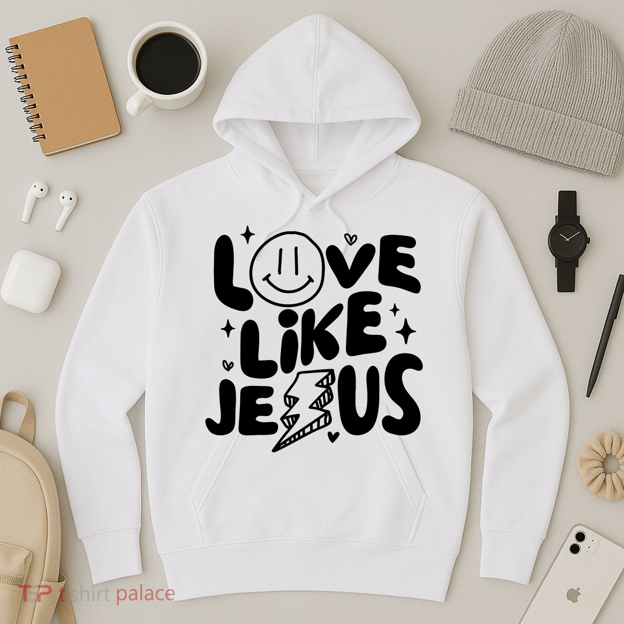 Love Like Jesus Christian Church Hoodie